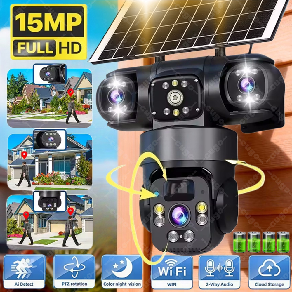 Smart Home Camera Ezviz - V380 3 Screen 3 Lens WIFI
