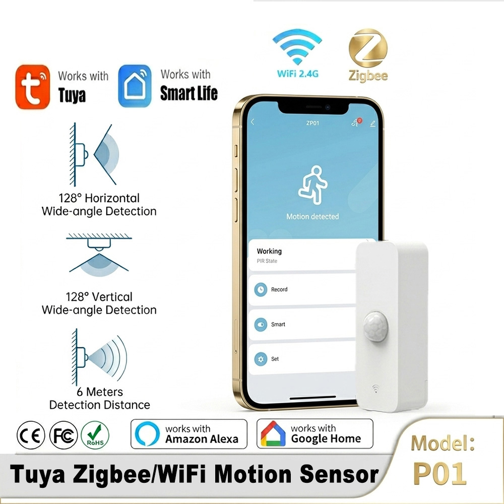 Smart Home Wiz - Smart PIR Motion Sensor WiFi Zigbee