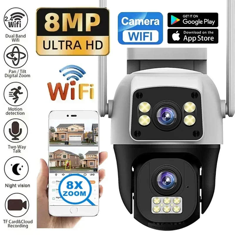 Smart Home Camera Ezviz - 8MP 4G SIM WIFI Camera Dual