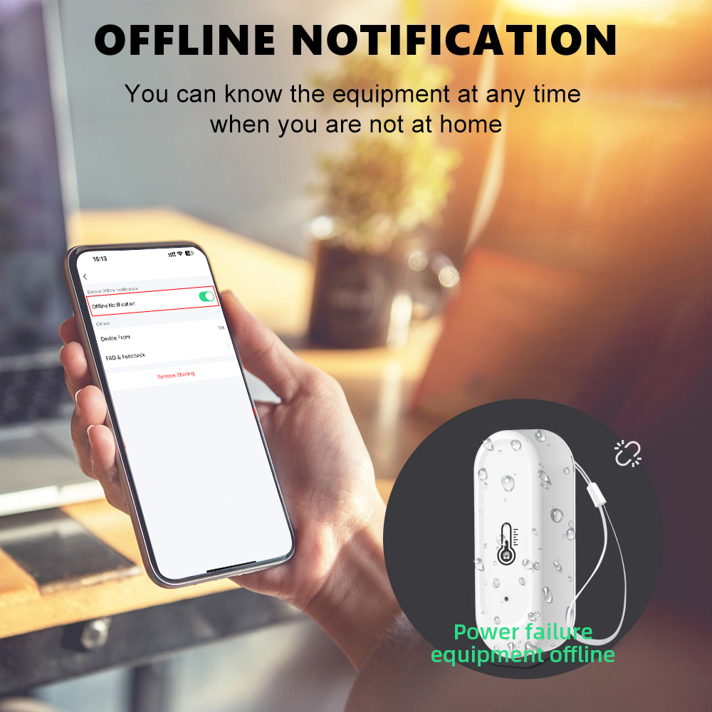 Smart Home Features - Waterproof Temperature Humidity Sensors IP65 Outdoor/