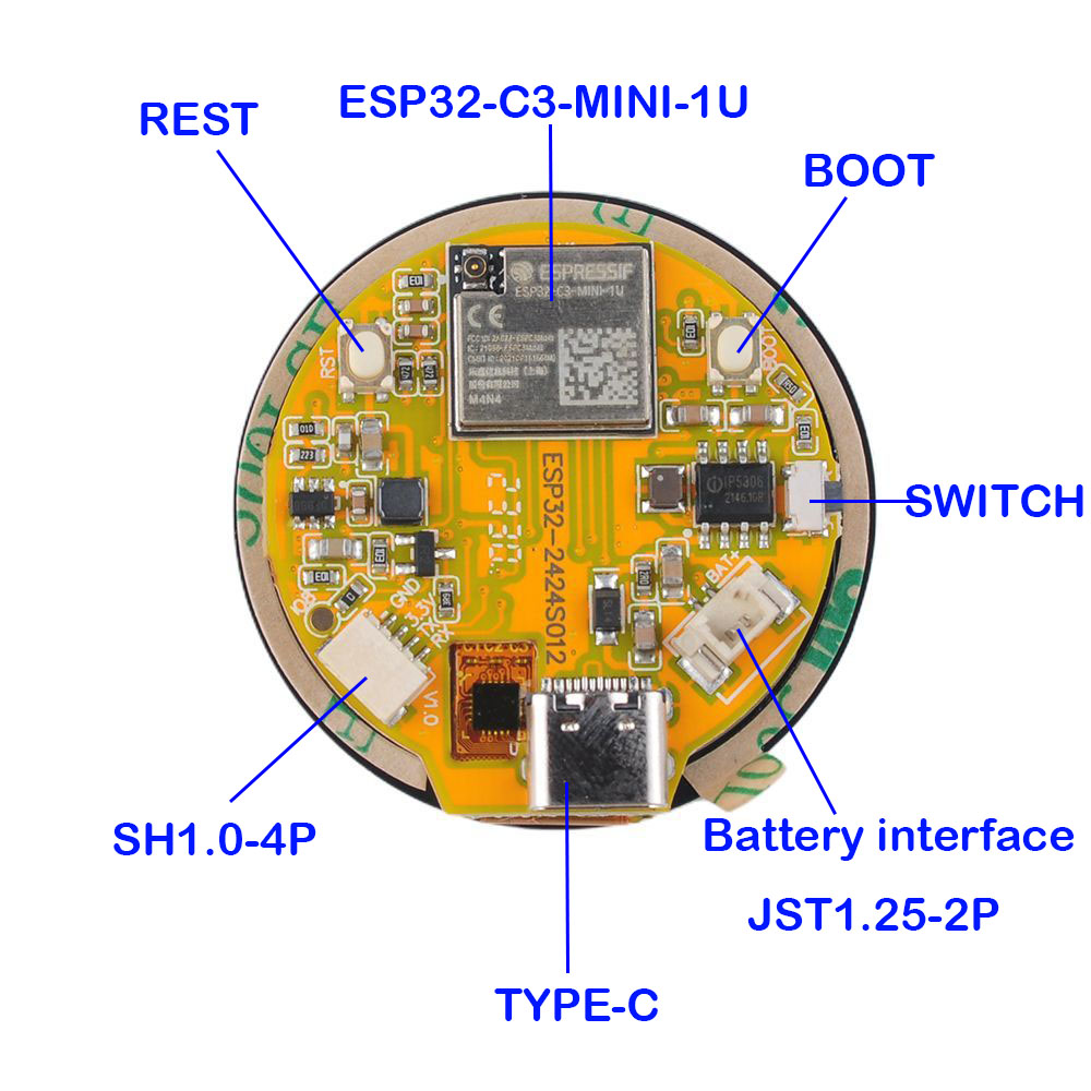 ESP32 Display 1.28 inch ESP32- - Smart Home Wiz ulasan dan harga