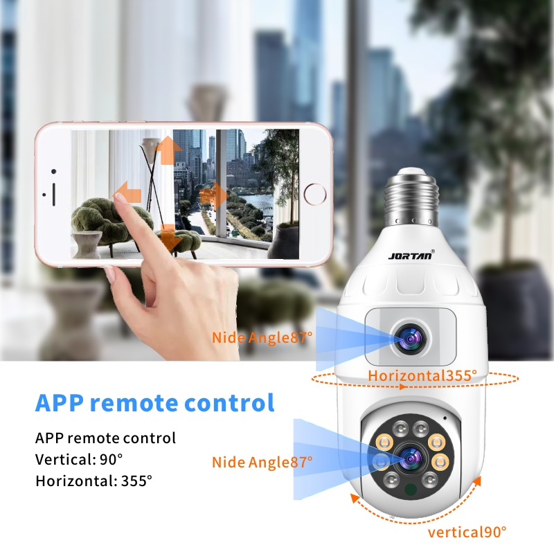 4MP Bulb E27 Dual Lens 360 Ind - Smart Home Cctv Camera ulasan dan harga