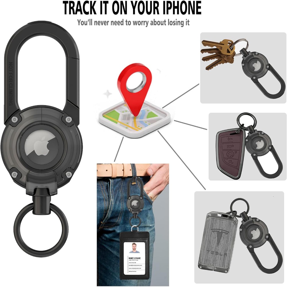For AirTag Holder Keychain,All - Smart Home Hub Apple ulasan dan harga
