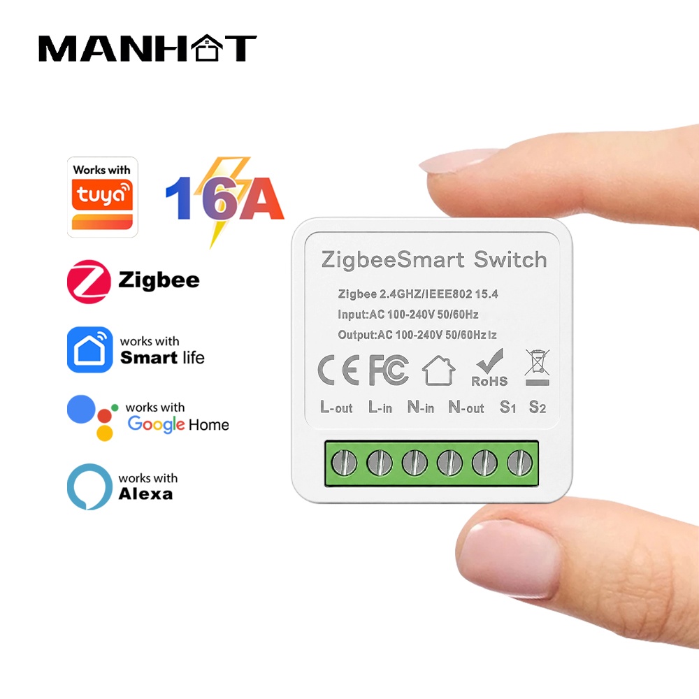 Manhot ZigBee 3.0 Switch Modul - Smart Home Lighting Control ulasan dan harga