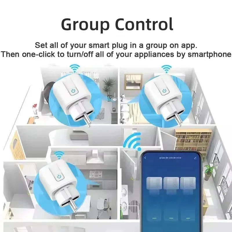 WiFi or Zigbee 3.0 EU Smart Pl - Smart Home Or Smart Home ulasan dan harga