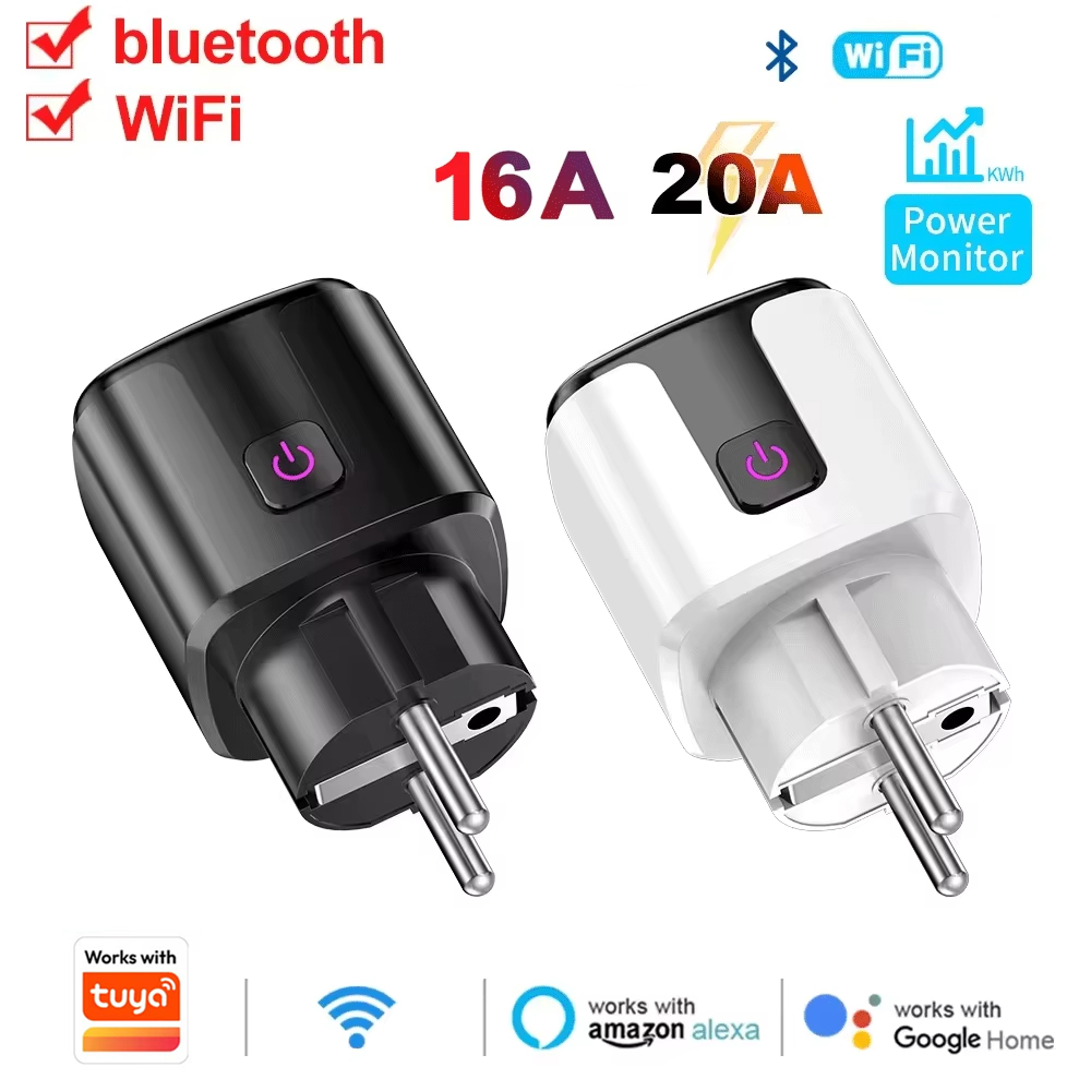 WiFi EU Smart Socket Plug Work - Smart Home Proxmox ulasan dan harga