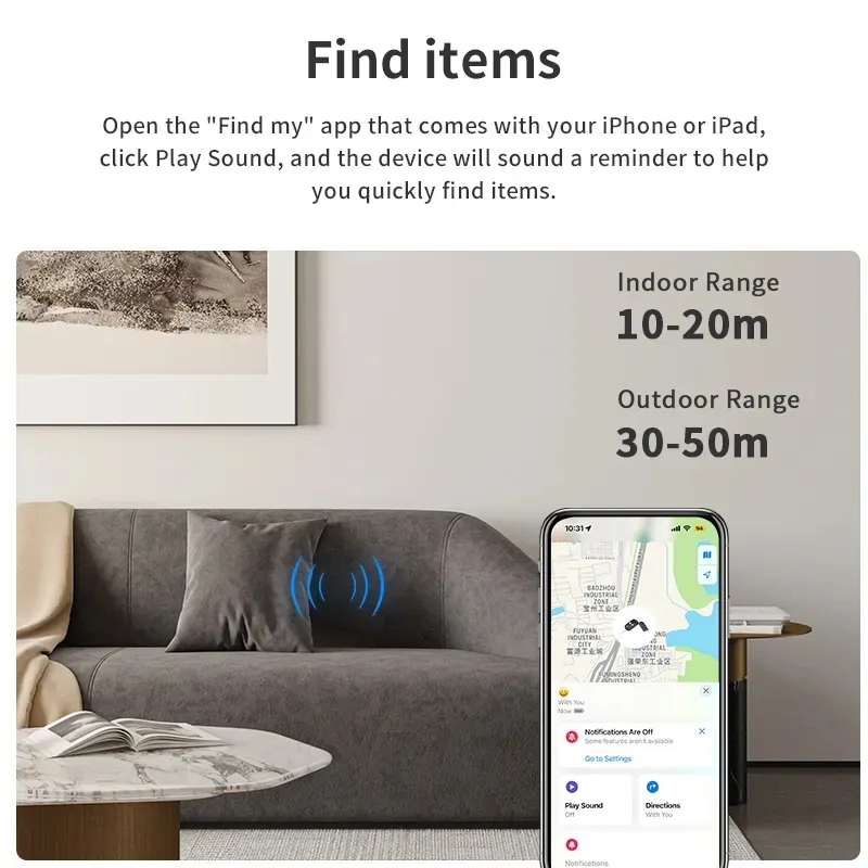 GPS Smart Air Tag Mini Smart T - Smart Home Hub Apple ulasan dan harga