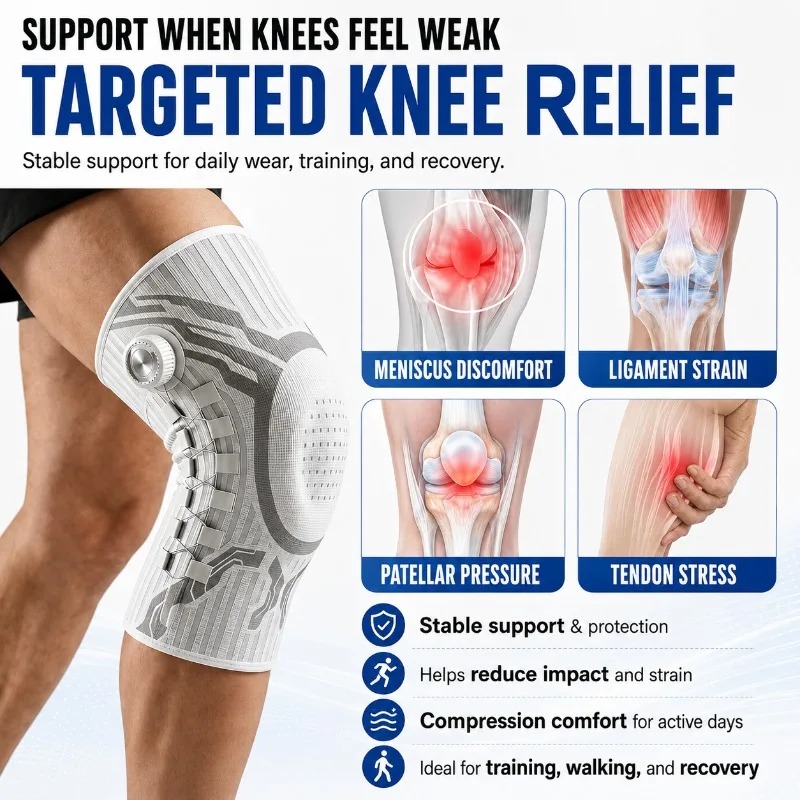 Smart Knob Knee Brace with Pat - Smart Home Wellness ulasan dan harga