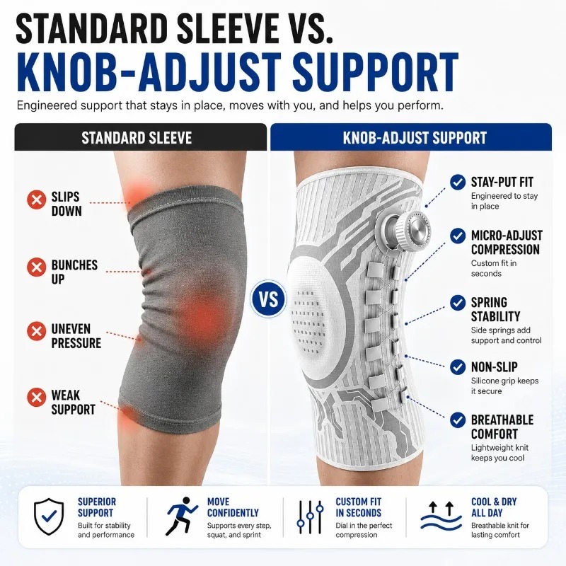 Smart Knob Knee Brace with Pat - Smart Home Wellness ulasan dan harga