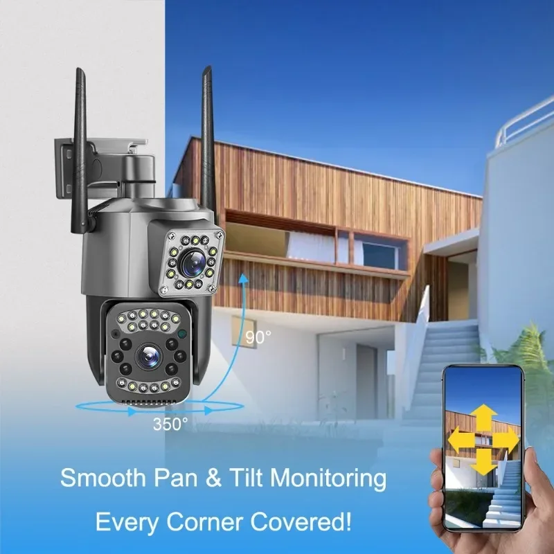 8MP WIFI IP Camera 4K PTZ Dual - Smart Home Camera Ezviz ulasan dan harga