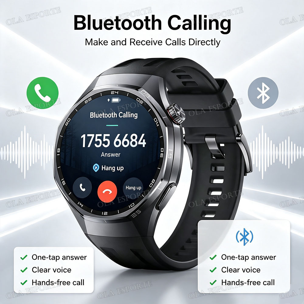 GPS Smart Watch for Men BT Cal - Smart Home Wellness ulasan dan harga