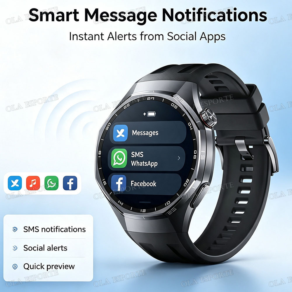 GPS Smart Watch for Men BT Cal - Smart Home Wellness ulasan dan harga