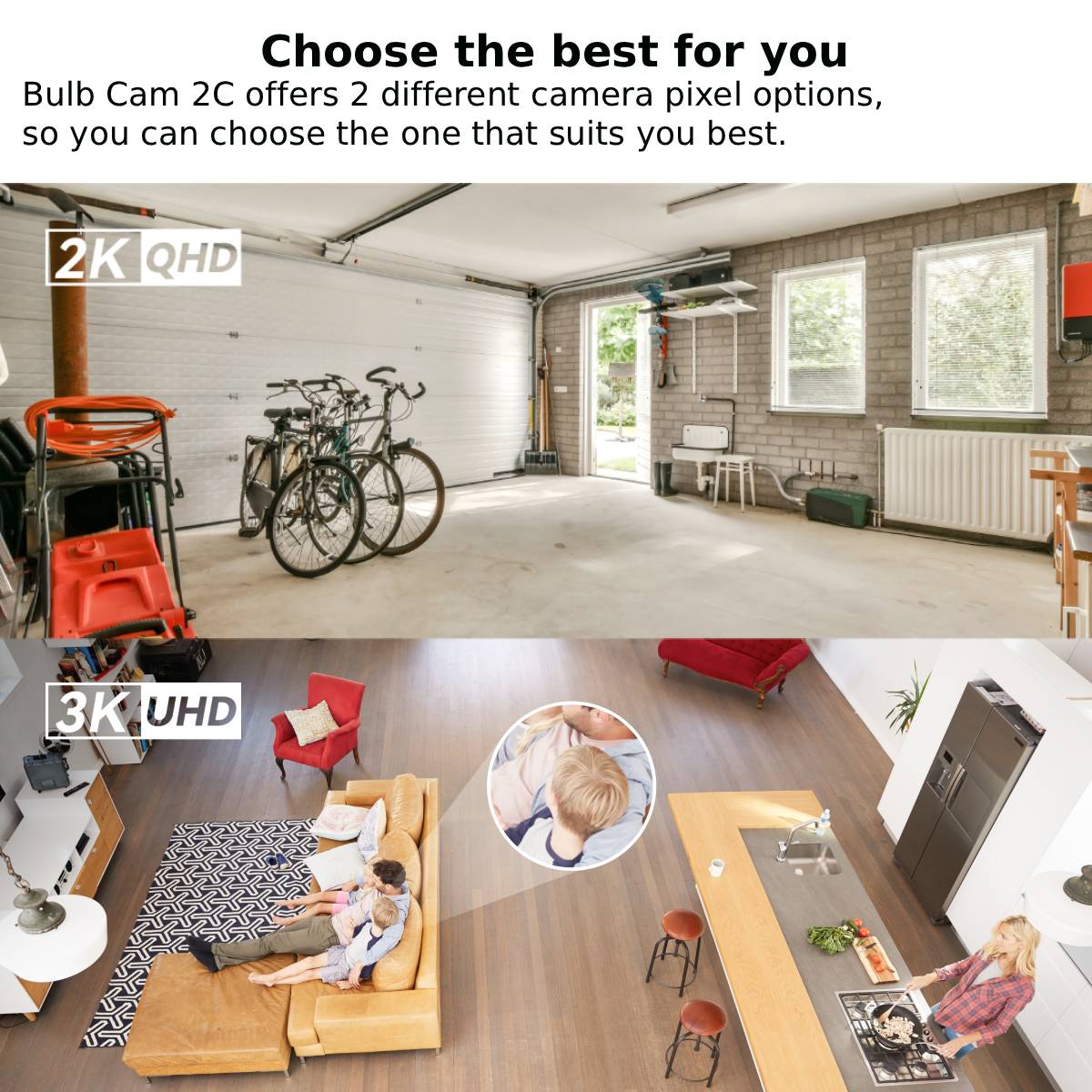 IMOU Bulb Cam 2C 3MP/5MP 2K/3K - Smart Home Cctv Camera ulasan dan harga