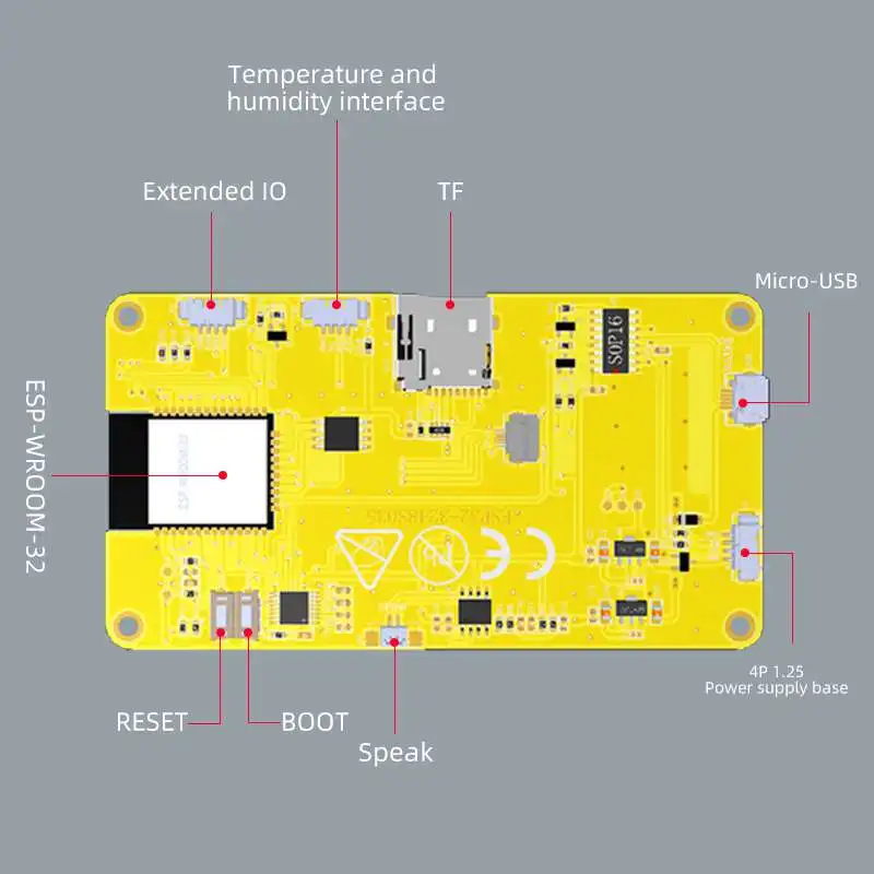 ESP32-3248S035 3.5 Inch Smart  - Smart Home Dashboard ulasan dan harga