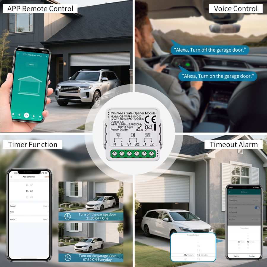 Tuya Smart WiFi or Zigbee Gara - Smart Home Or Smart Home ulasan dan harga
