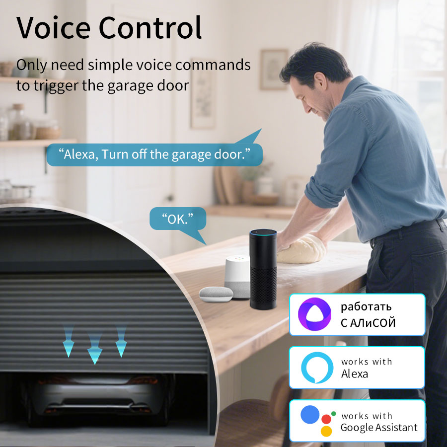 Tuya Smart WiFi or Zigbee Gara - Smart Home Or Smart Home ulasan dan harga