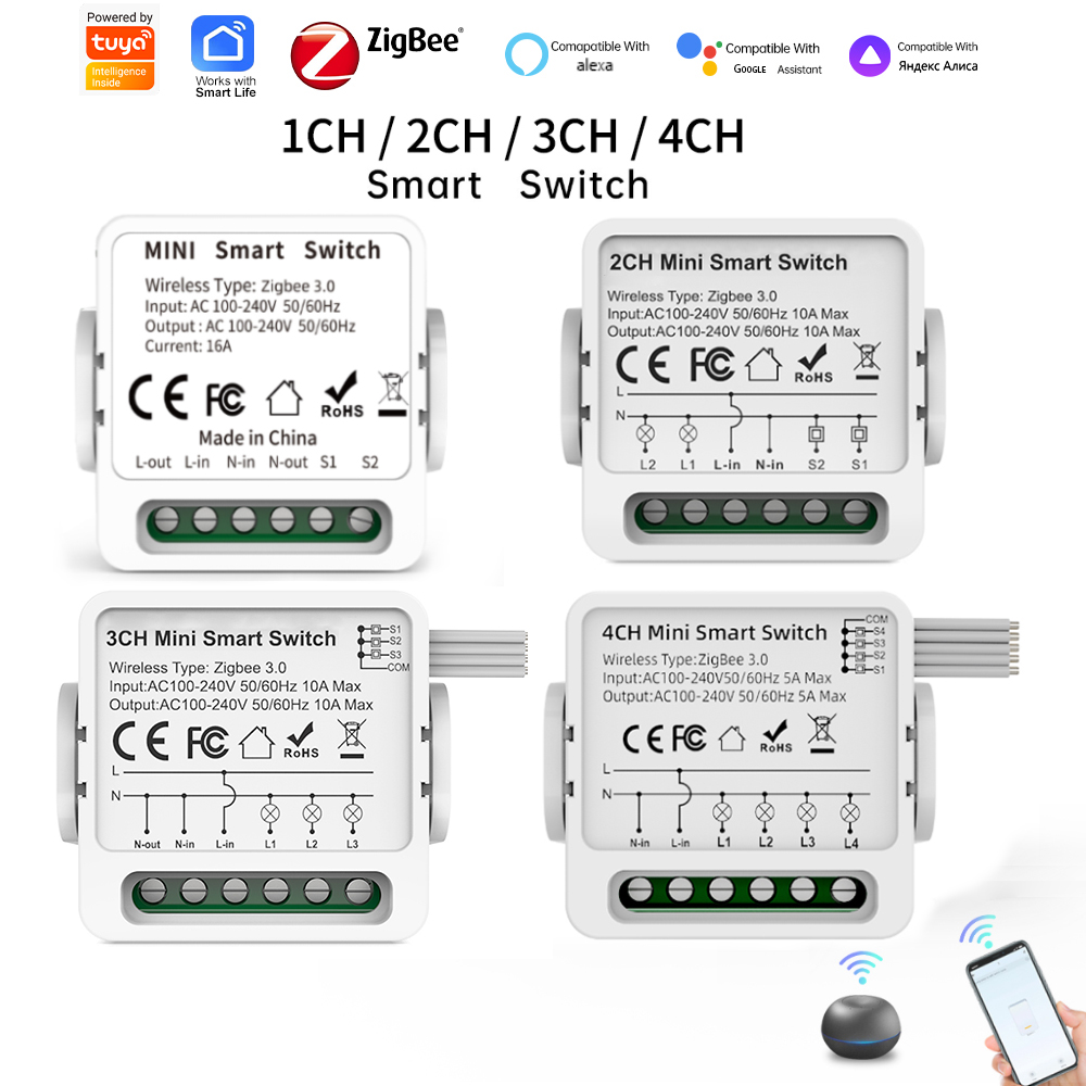 Tuya Zigbee 3.0 Smart Switch 1 - Smart Home Lighting Control ulasan dan harga