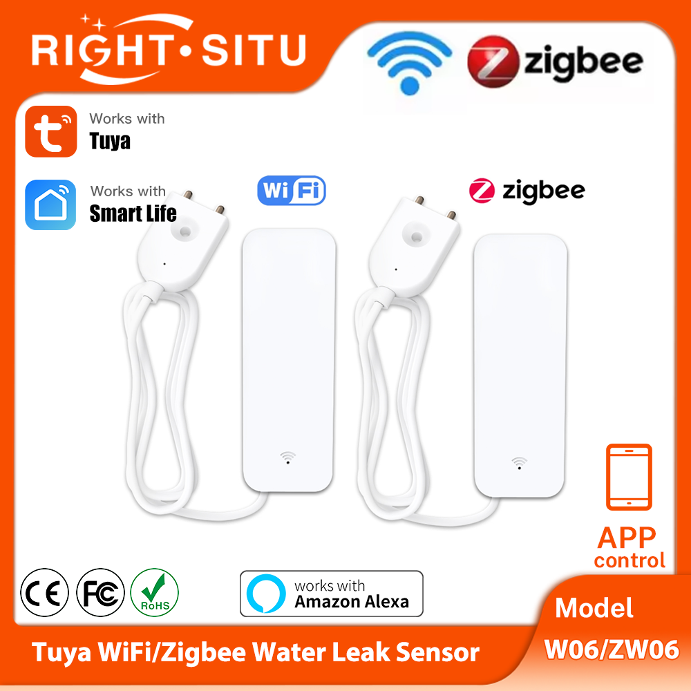 Tuya WiFi Zigbee Water Sensor  - Smart Home Features ulasan dan harga