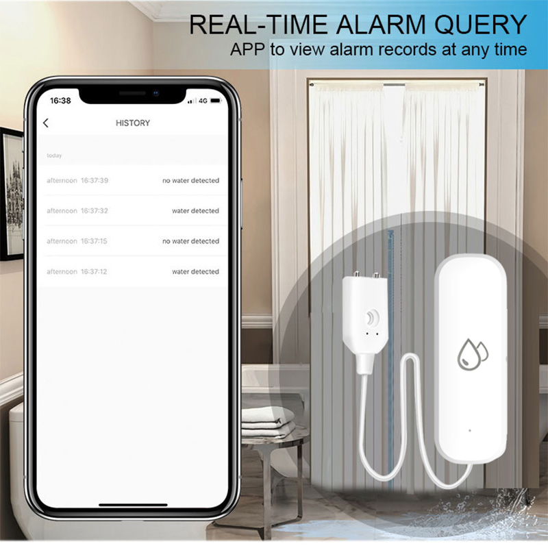 Tuya WiFi Water Leakage Alarm  - Smart Home Features ulasan dan harga
