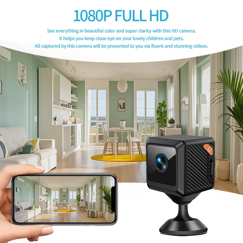 W02 1080P mini security protec - Smart Home Cctv Camera ulasan dan harga