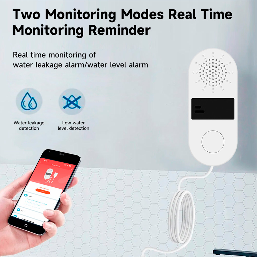 Tuya Wifi Water Leak Detector  - Smart Home Lighting Control ulasan dan harga