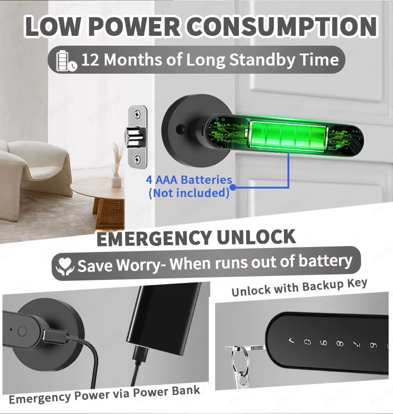 TTLock Smart Door Lock, 5-in-1 - Airbnb Smart Home ulasan dan harga