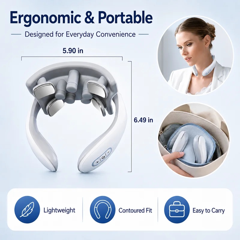 Smart Neck Massager for Adults - Smart Home Wellness ulasan dan harga