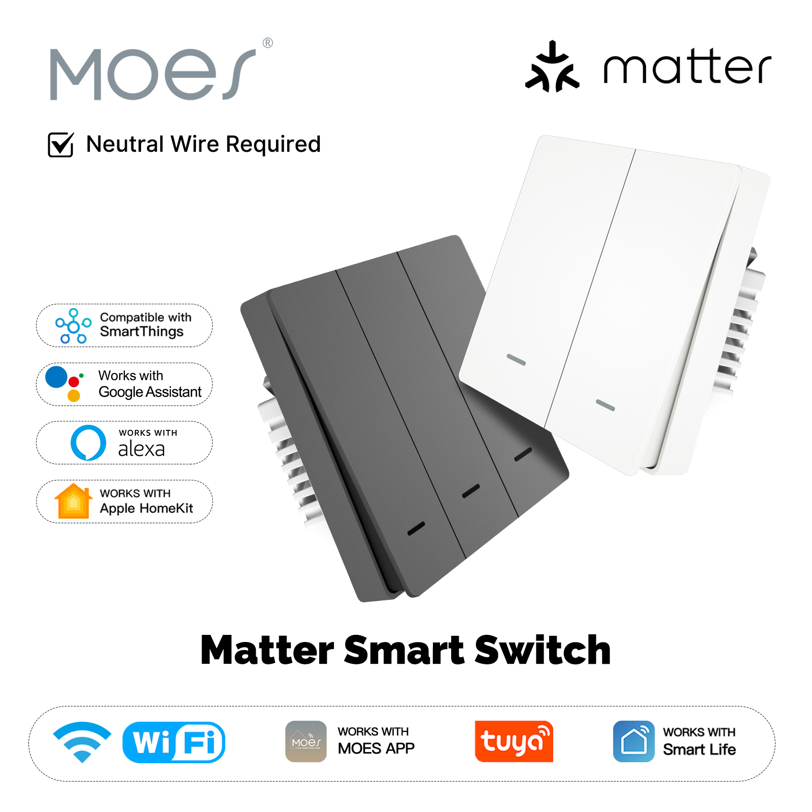 MOES Matter Tuya WiFi Smart Li - Smart Home Hub Apple ulasan dan harga