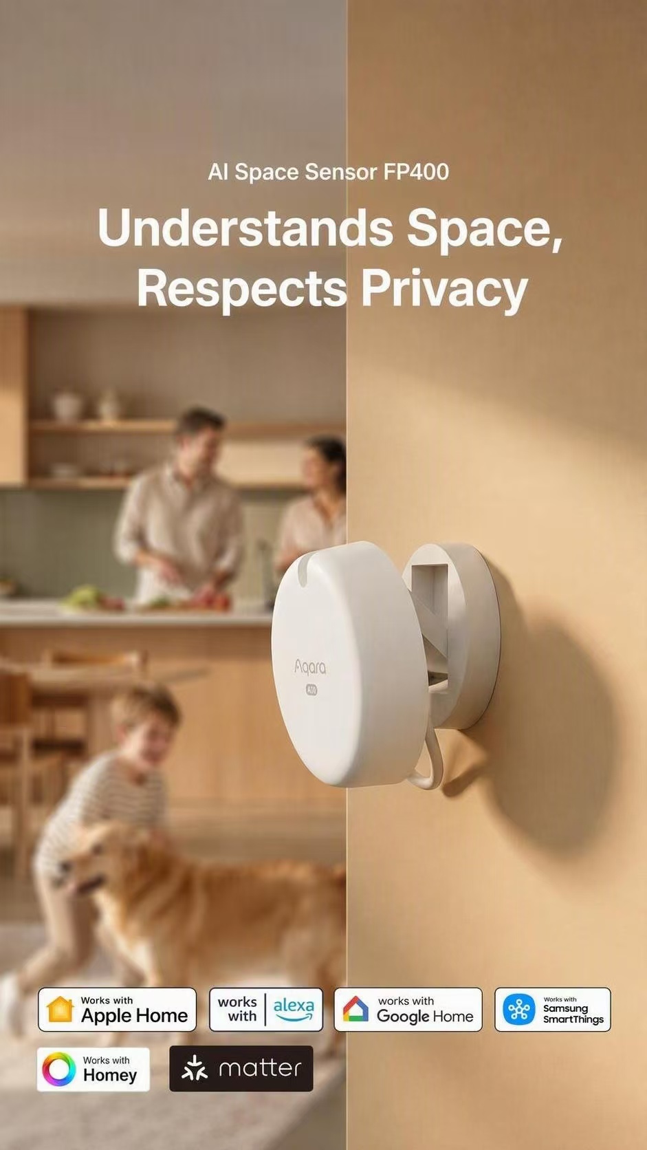 Aqara FP400 AI Millimeter‑Wave - Smart Home Dashboard ulasan dan harga