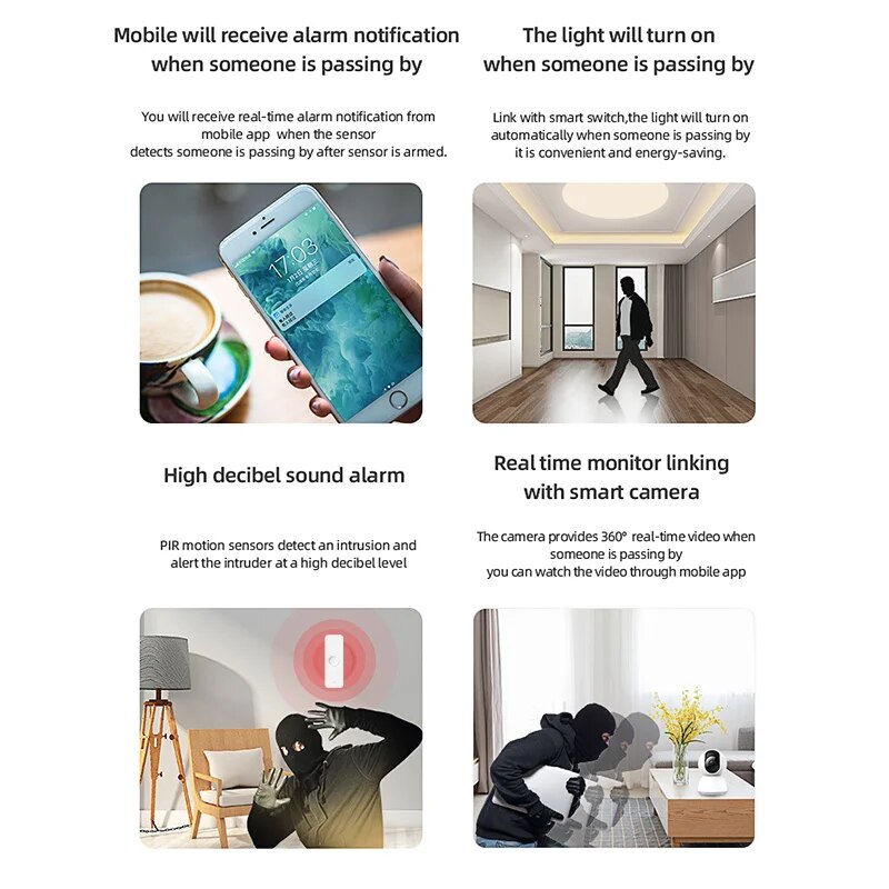 Tuya WiFi Zigbee PIR Motion Se - Smart Home Proxmox ulasan dan harga