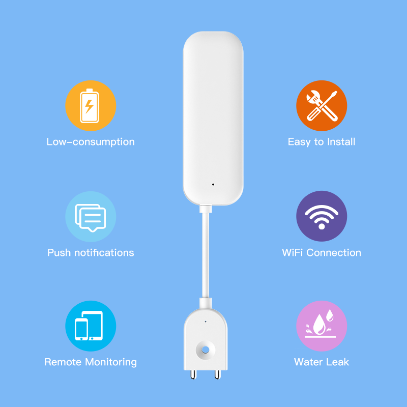 Tuya WiFi ZigBee Water Sensor  - Smart Home Features ulasan dan harga