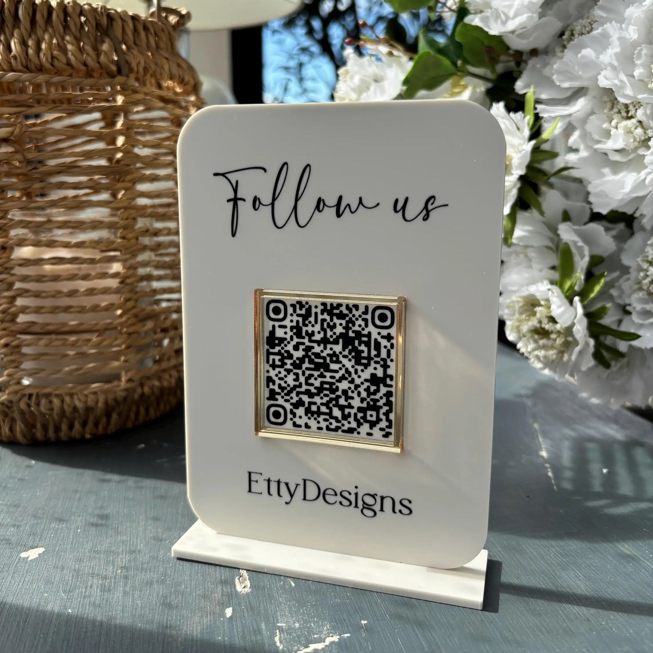 Acrylic QR Code Payment Card P - Airbnb Smart Home ulasan dan harga