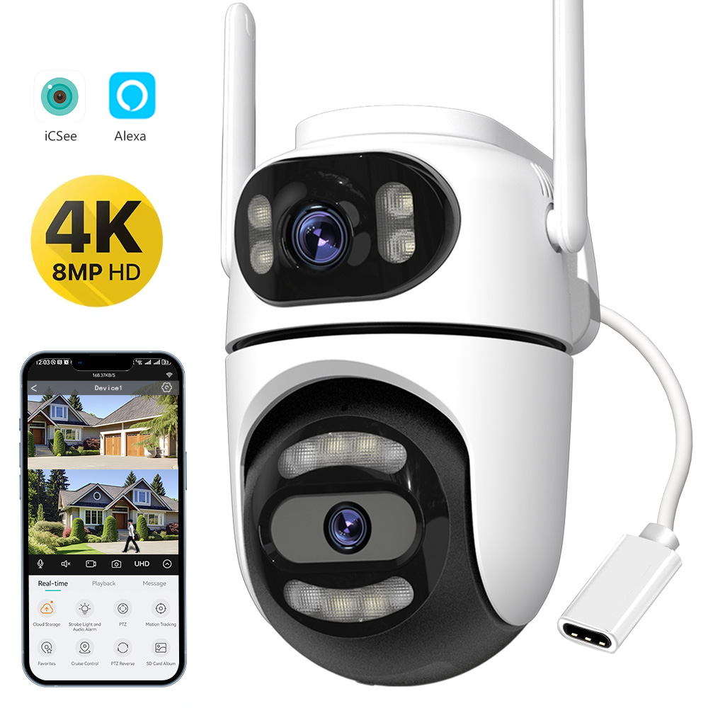 8MP 4K HD Wifi PTZ Camera ICse - Smart Home Camera Ezviz ulasan dan harga