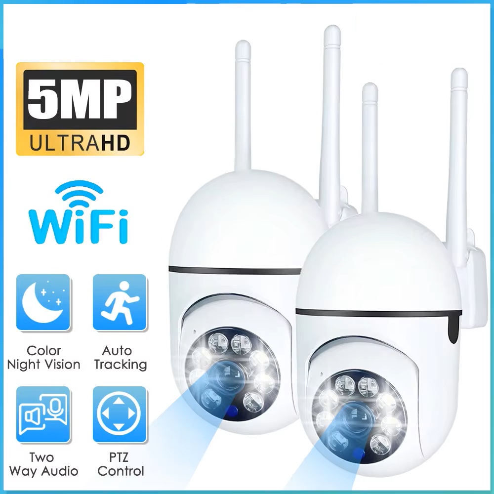 Smart Life 5MP WiFi Two Way Au - Smart Home Cctv Camera ulasan dan harga