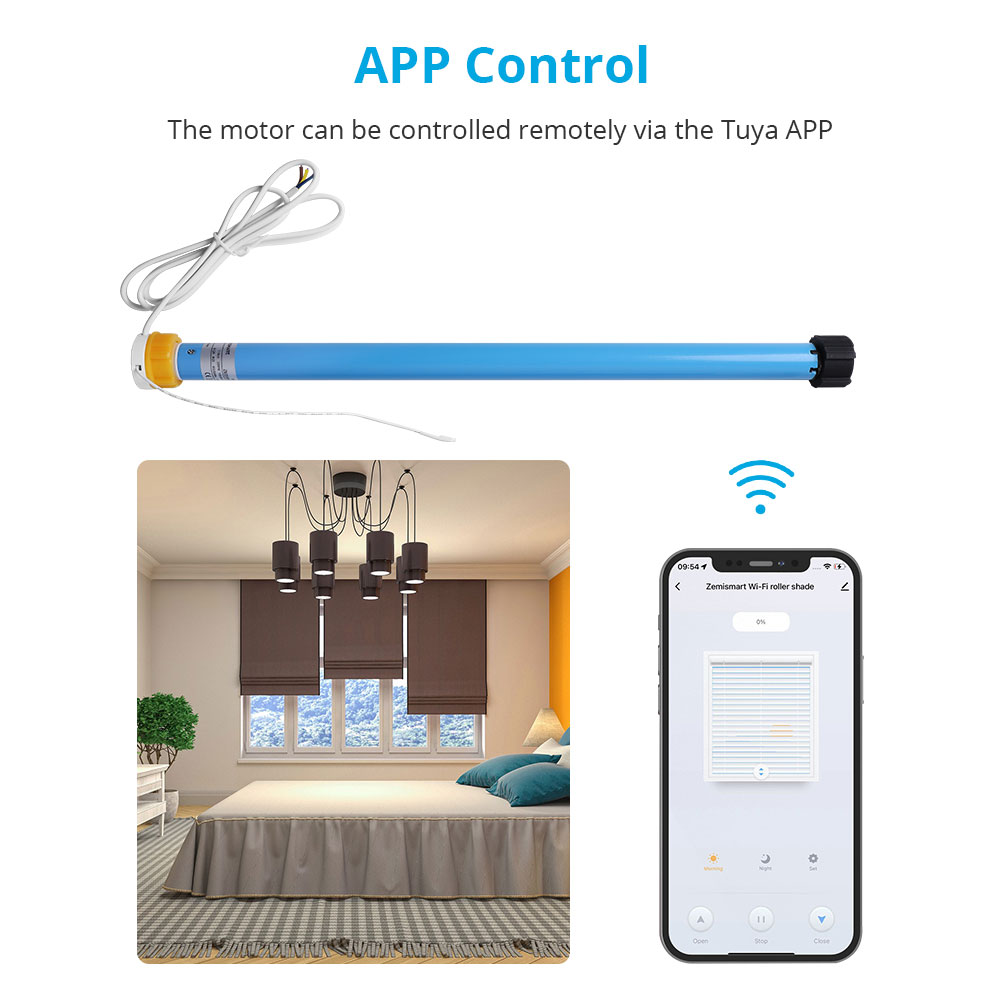 Zemismart WiFi Electric Roller - Smart Home Dashboard ulasan dan harga