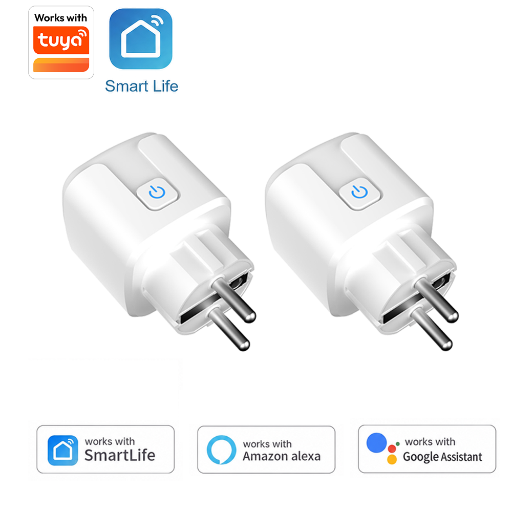 Tuya EU Smart Plug Supports Wi - Smart Home Or Smart Home ulasan dan harga